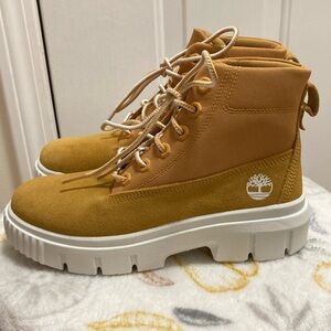 Timberland Yellow High-Top Boots